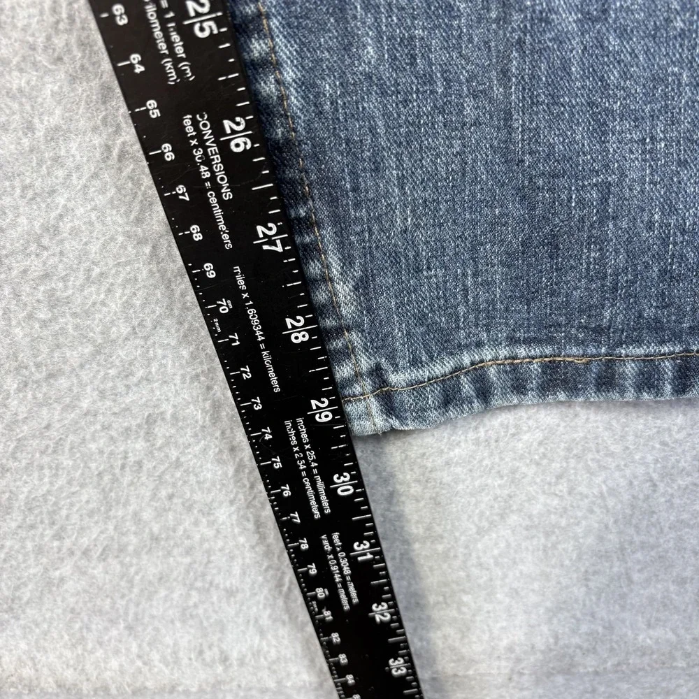 Mens Carpenter Jeans 34x30 Medium Wash Denim Work Bailey's Pt Straight Leg